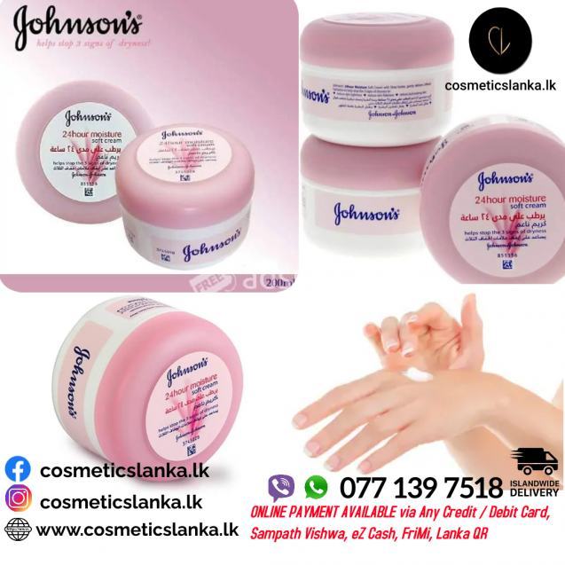 Johnsons 24 Hour Moisture Soft Cream 200ml