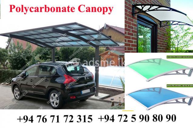 poly carbonate roofing , canopy