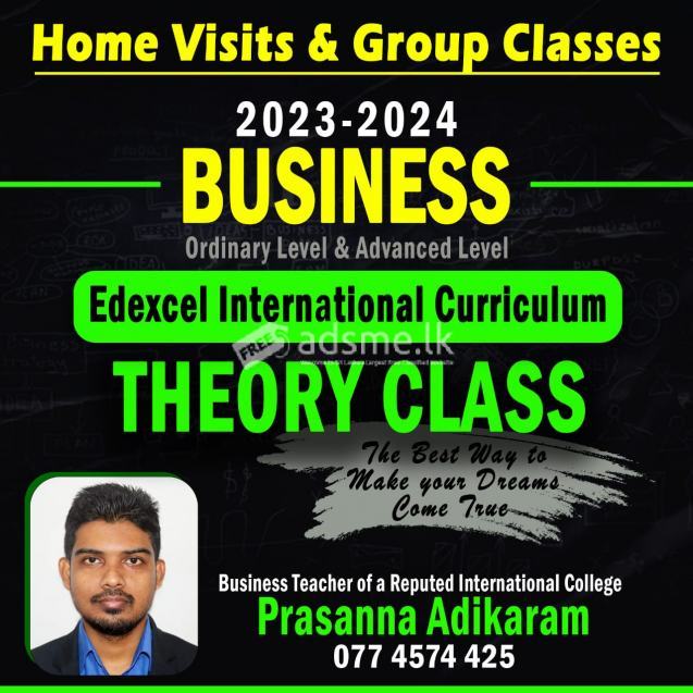 Edexcel International Curriculum - O/L & A/L- Business