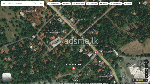 Land for sale in Anamaduwa town Area. | ආණමඩුව නගර මධ්‍යයට අතේ දුරින් ඉඩමක් විකිණීමට ඇත.