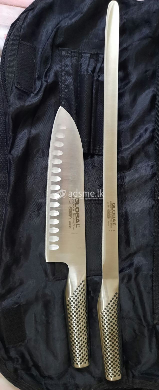 2 professional Global chef knifes