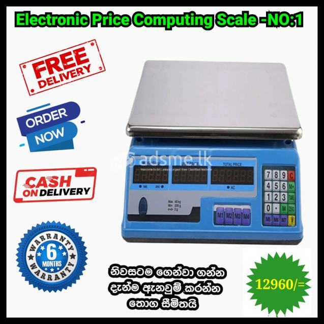 Electric computing scale