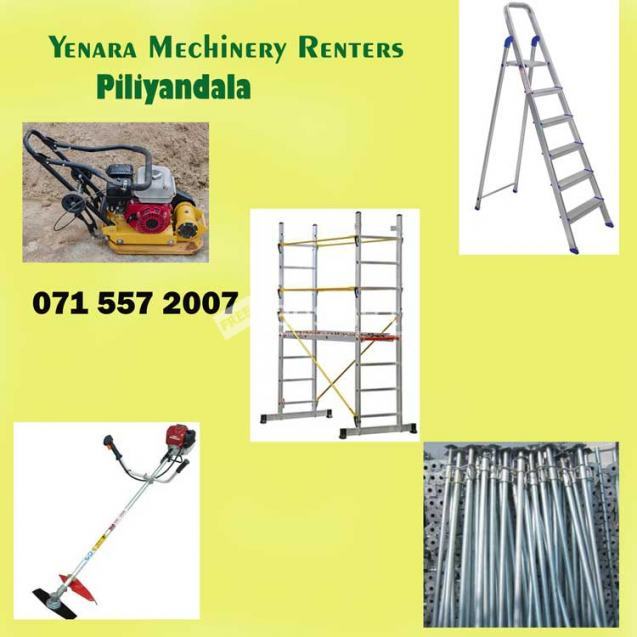 Construction equipment rent in Piliyandala