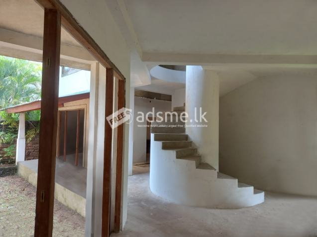 Architect designed 85 % completed Large 02 Story Luxury House with adjoining apartment