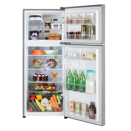LG 260L Platinum Silver Top Freezer Mount Refrigerator-GL-K272SLBB