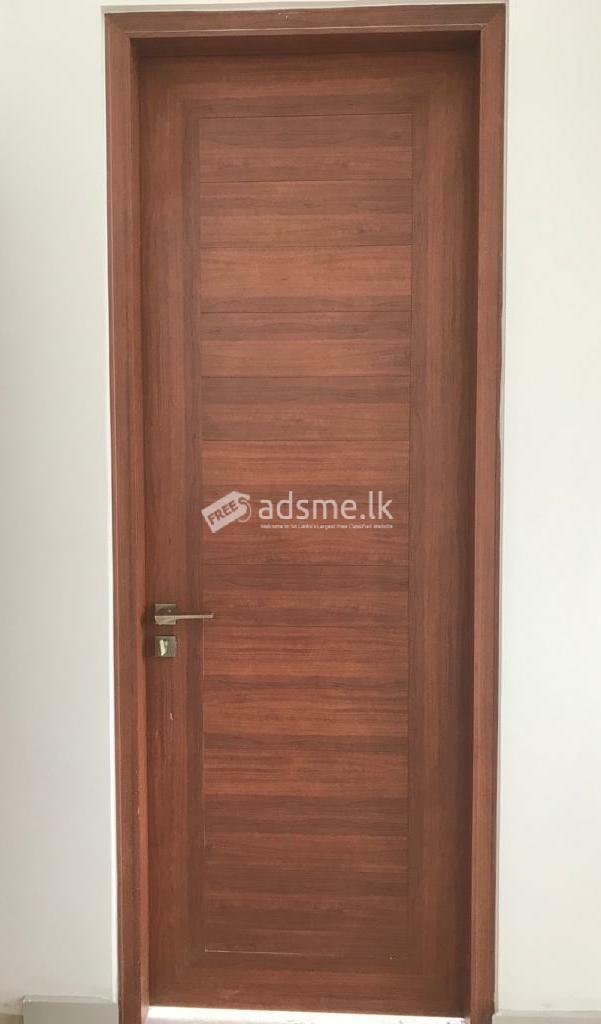 Aluminium wooden colour Door