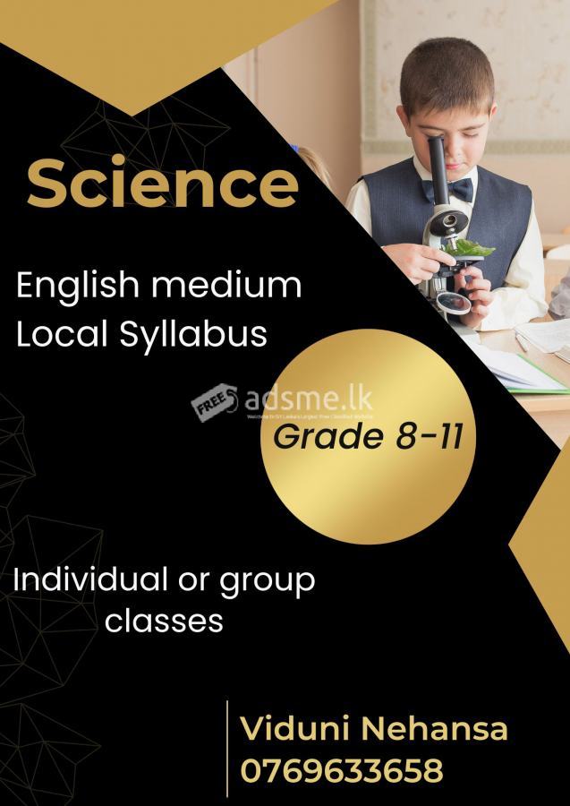Local grade 8-11 science