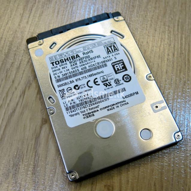 500gb laptop hard disk