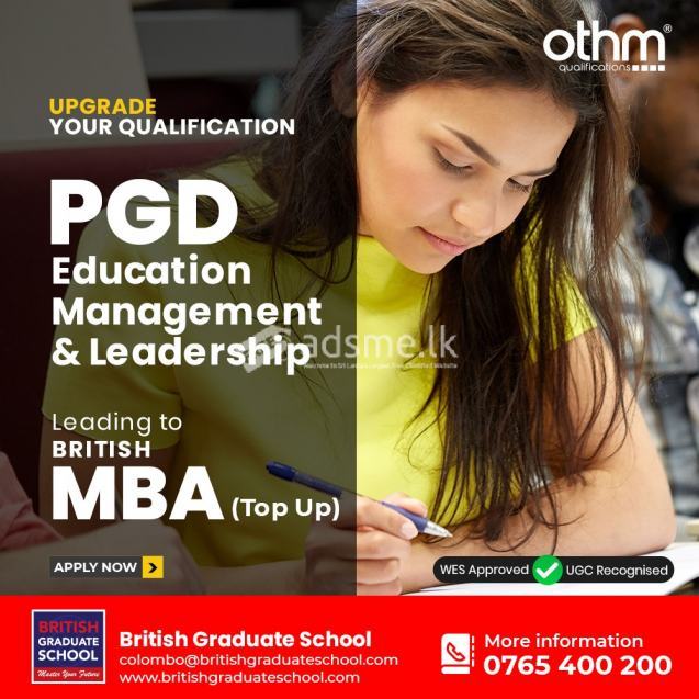 OTHM - Level 07- Postgraduate Diploma in Education Management & Leadership