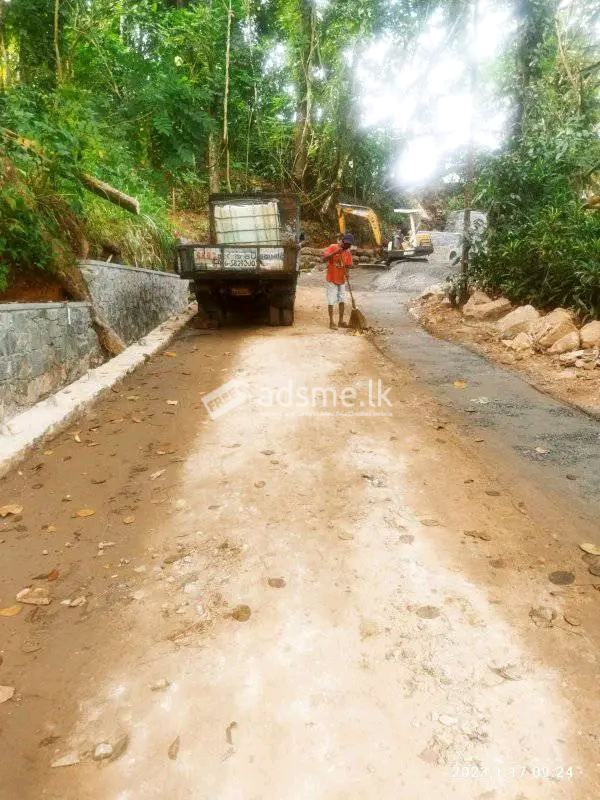 Tar road construction