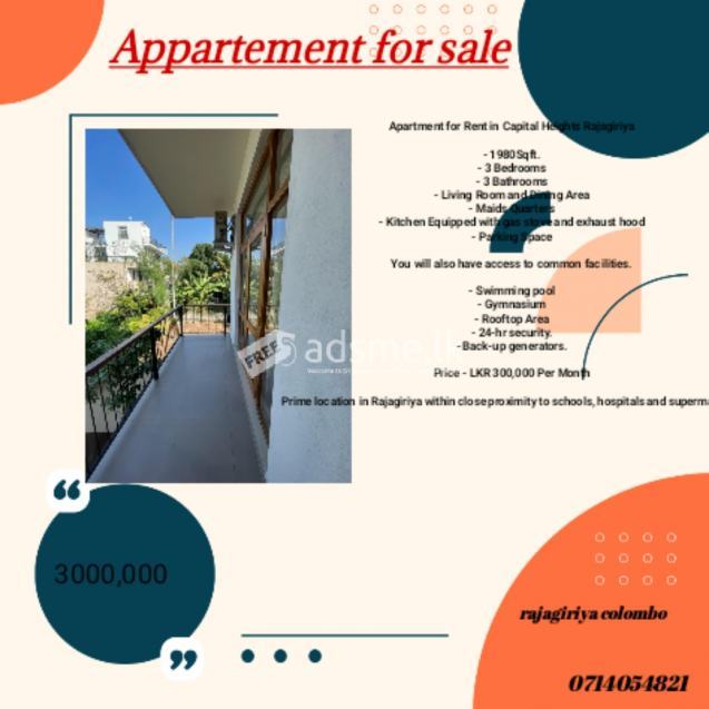 AAppartement for sale