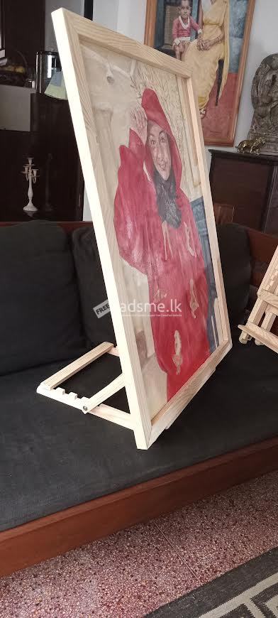 Light weight wooden easels for artists and students