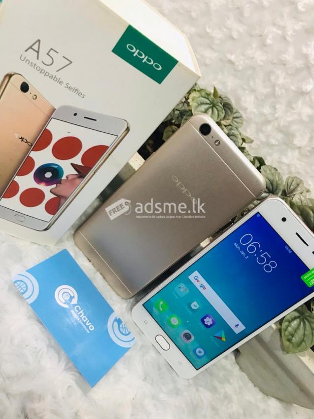 Oppo A57 Oppo A57  Ram 4Gb  Rom 64Gb  Finger print (Used)