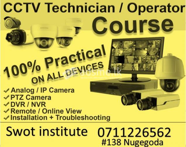 CCTV Camera Course  Sri Lanka Advance Cctv Installation Course Colombo 08 and Nugegoda