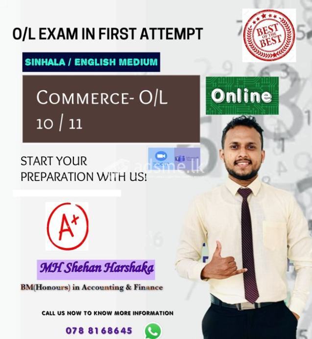 Commerce  - O/L ( English/Sinhala Medium)
