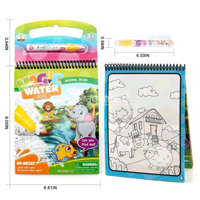 Magic water coloring book