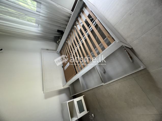 IKEA BED WITH STORAGE FOR SALE