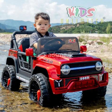 Baby Riding Jeep