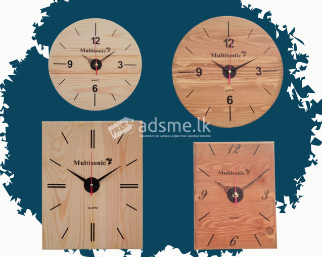 Wooden wall clocks