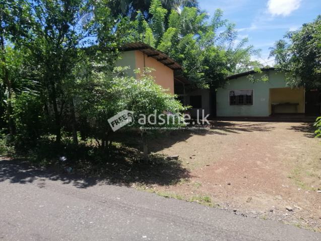 Land with house for immediate sale