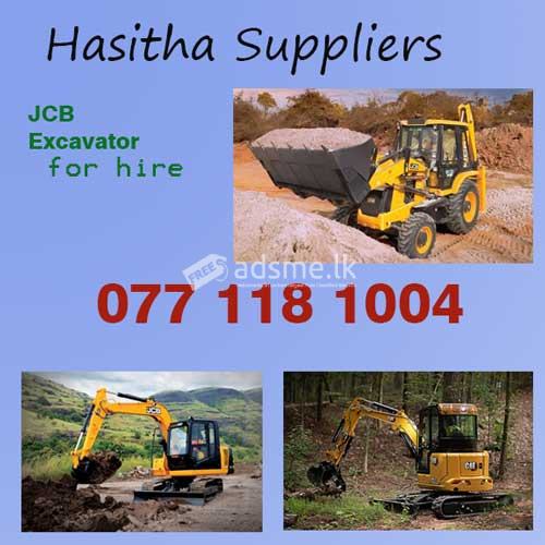 JCB, Excavator for hire Nittambuwa
