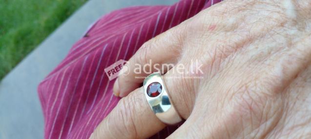 Birth stone with ring