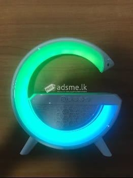Led wireless charging speaker