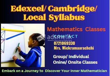Edexcel/ Cambridge/Local Maths Classes