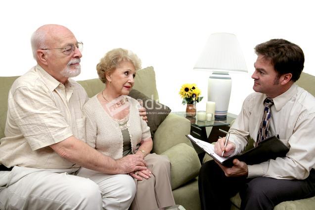 Home visit counselling for elderly people