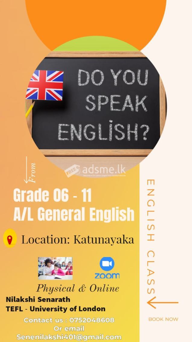 English Class Grades 01-05, 06-11(O/Ls) & A/Ls