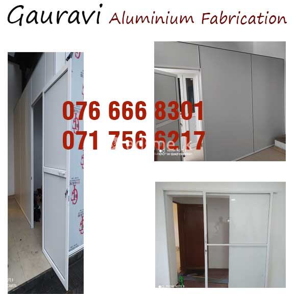 Aluminium partitions & cladding works Kalutara