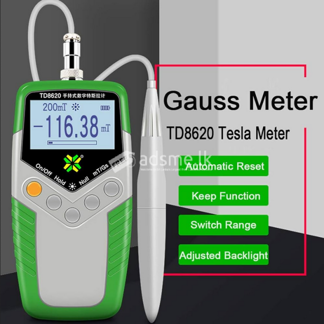 Accurate Magnetic Field Measurement: Get the TD8620 Gauss Tesla Meter in Sri Lanka from Nano Zone Trading
