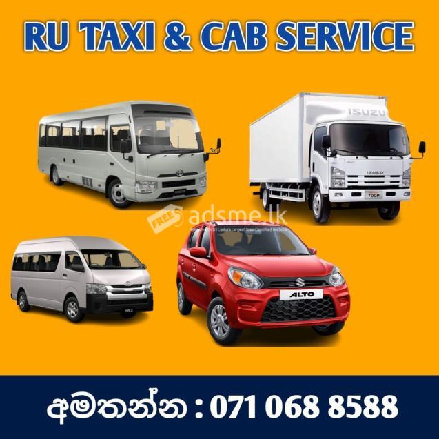 Ratnapura Taxi Cab Bus Lorry Van For Hire 0710688588