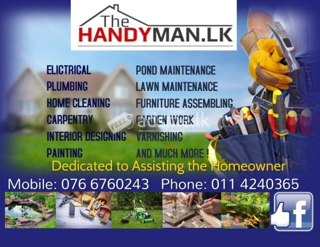 For maintenance, electrical, plumbing or garden work contact us!
