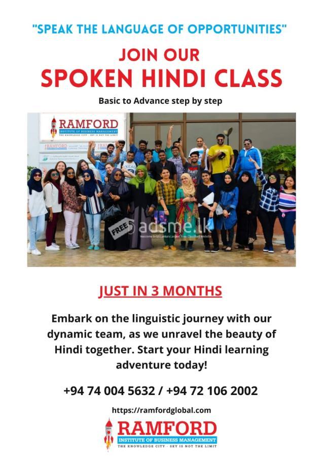Spoken Hindi - Individual & Group Classe