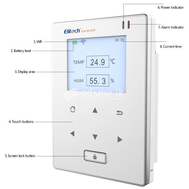 Unlock Precision with the Elitech RCW-800W-THE: The Ultimate WiFi Temperature and Humidity Data Logger for Sri Lanka