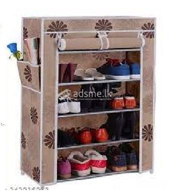 5 layers Shoe Rack - Roll Up Cloth Cover