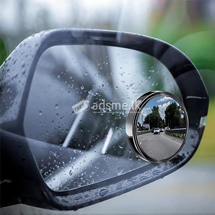 Car 2Pcs Blind Spot Dead Zone Rear View Side Mirror Black Color