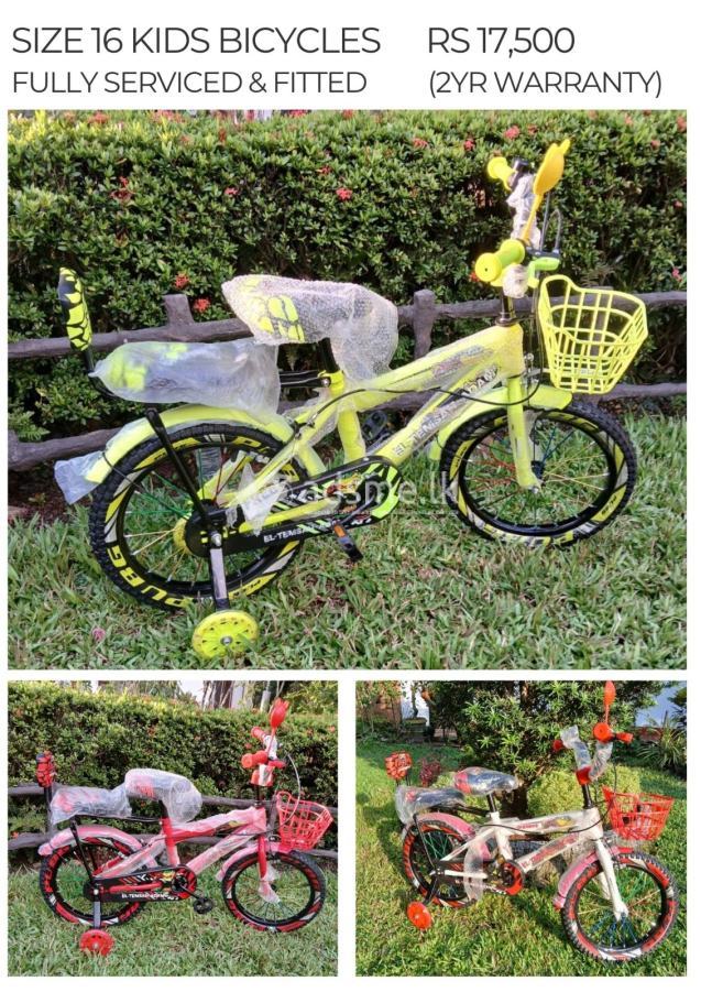 Brand new kids bicycles size 16