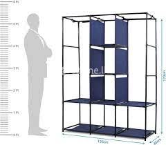 Roll up 3-Colunm Cloth Wardrobe