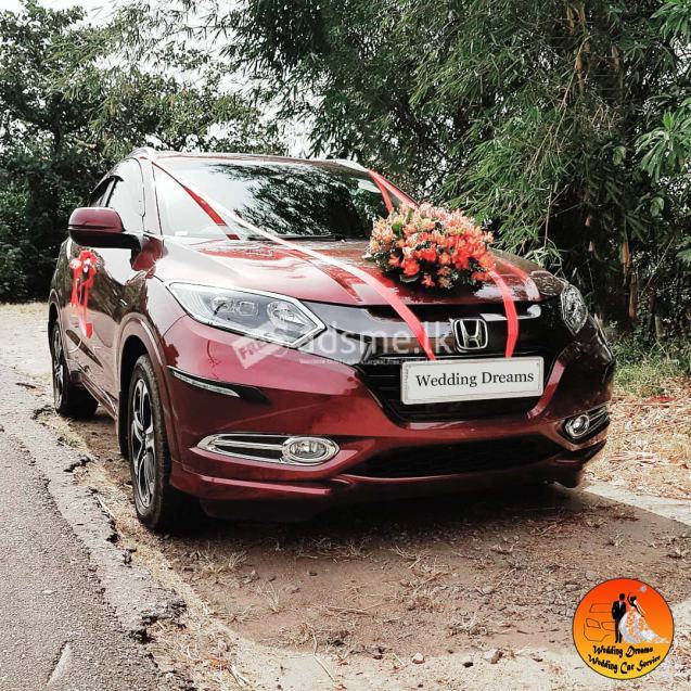 Wedding Car for Hire – Honda Vezel red