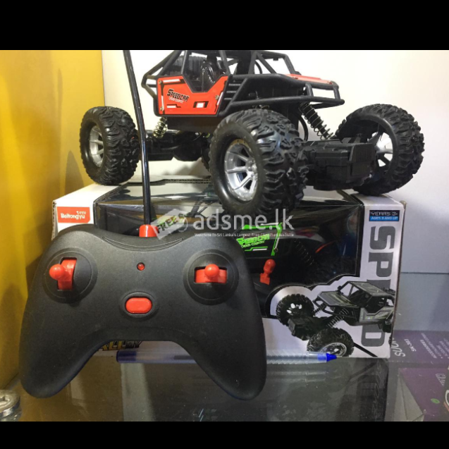 Off Road Monster Truck,Metal Shell 4WD Dual Motors LED Headlight Rock Crawler,2.4Ghz All Terrain Hobby Truck with 2 Batteries for 90 Min Play