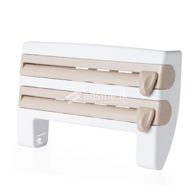 Paper Towel Holder Sauce Bottle Storage Plastic Wrap Foil Dispenser