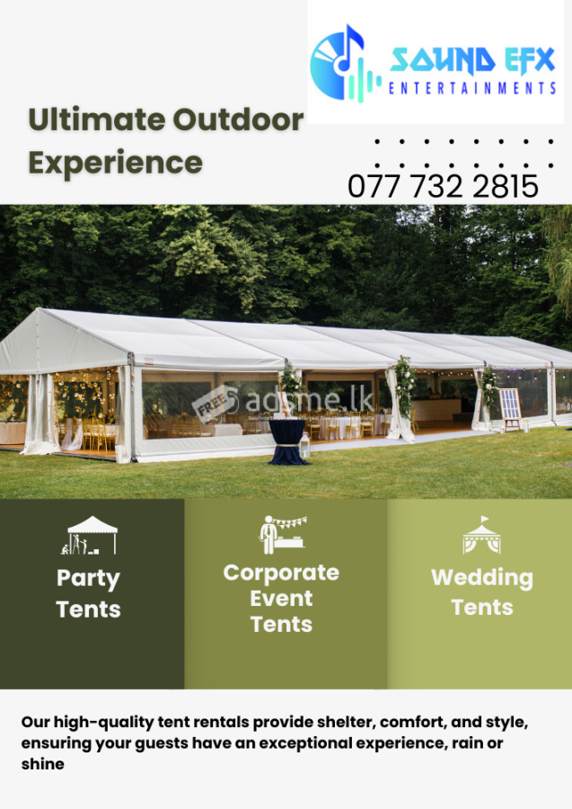 Marquee Tents Rent Colombo