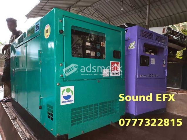 Generator Rent for Events  Colombo
