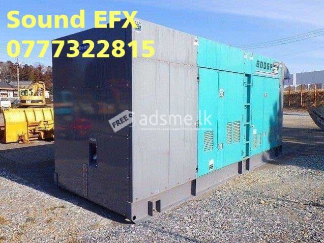 Generator Rent for Events  Colombo
