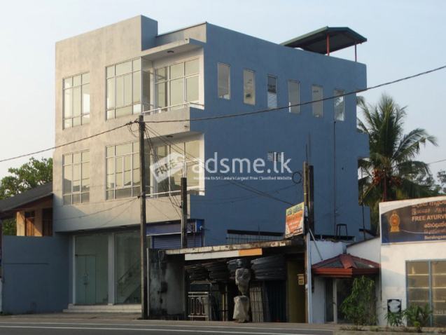 3 Storied Building for Rent at Boralesgamuwa, facing Colombo main road.