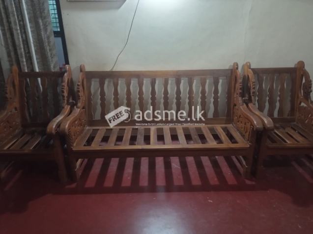 Teak Sofa Set (තේක්ක)