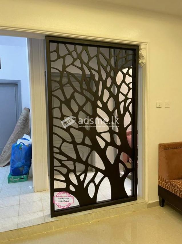 CNC rauter Cut Wall Panel Design (Salon/Home/Office)