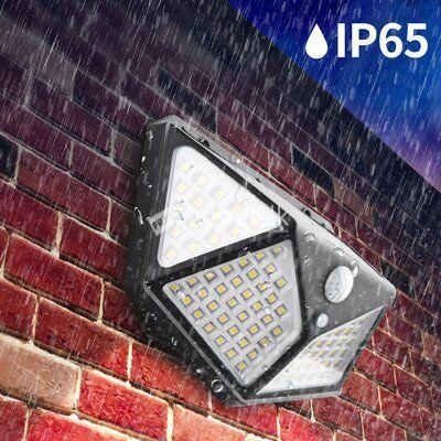 100‑LED Solar Work Light with Motion Sensor